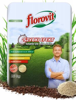 Florovit Rasendünger "Schneller Effekt" 25 kg – Für einen dichten und grünen Rasen - Wuppertal