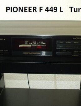 Pioneer Modell: F-449 L   Typ: Tuner FM-AM-LW- black Top SUPER NARROW - Dübendorf