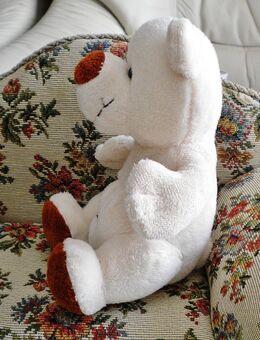 Windel-Plüsch-Teddy,Füllung,ca. 15 cm - Linnich