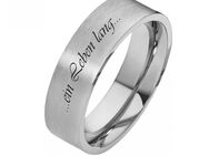 Herrenring Titanring HT061 mit individuell Außengravur - Aholming