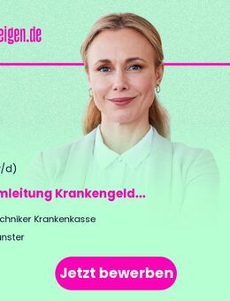 Teamleitung Krankengeld (m/w/d) - Münster