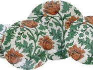 CreaTable Teller-Set Florentina, Tellerset 12-tlg (12-tlg), 4 Personen, Steingut, Blumendekor