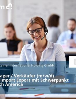 Sales Manager / Verkäufer (m/w/d) Seefracht Import Export mit Schwerpunkt USA / North America - Hamburg