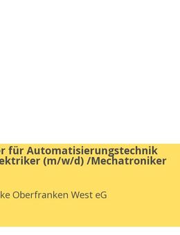 Elektroniker für Automatisierungstechnik (m/w/d)/ Elektriker (m/w/d) /Mechatroniker (m/w/d) - Meeder
