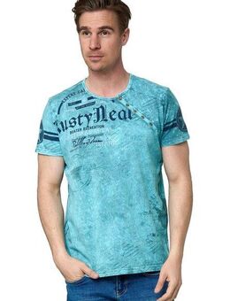 Rusty Neal T-Shirt mit coolem Logo-Print