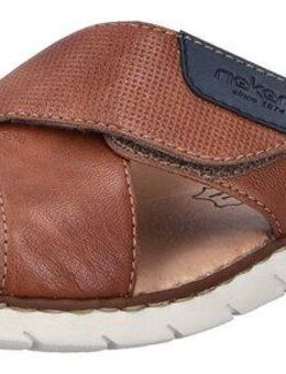 Rieker Pantolette, Sommerschuh, Schlappen, Klettschuh, mit Klettriemchen