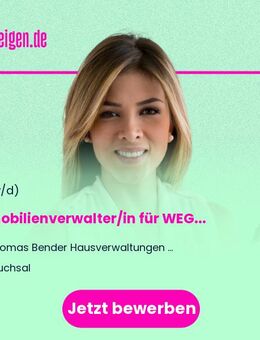 Immobilienverwalter/in für WEG + Mietverwaltung (w/m/d) - Bruchsal