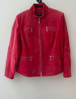 Lederjacke von Gerry Weber Gr. 40 rosa-rot - Vechta