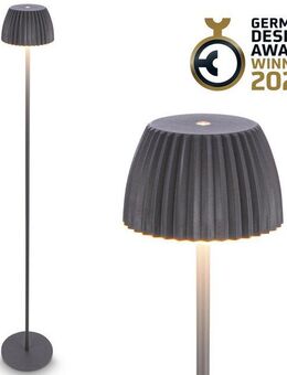 Briloner Leuchten LED Stehlampe Akku LED Stehleuchte Riffle