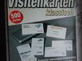350 Visitenkarten Data Becker +72 Adreß-Etiketten Avery Zweckform zus. 3,- in 24944