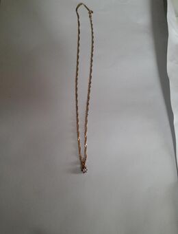 TOP Wunderschöne 333er Goldkette 40 cm mit Anhänger mit Stein ca.5 gramm schwer - Ravensburg