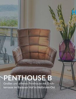 PENTHOUSE B - Großes und offenes Penthouse mit Dachterrasse im Badener Hof in Heilbronn-Ost - Heilbronn