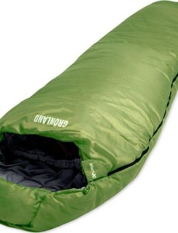EXPLORER Mumienschlafsack Grönland Camping Schlafsack 230x82x55cm Outdoor warm (0°C bis -23°C Frühling/Sommer/Herbst/Winter Reise Festival), kombinierbar 1900g