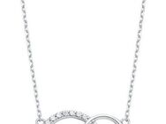 Amor Kette mit Anhänger Kreis in Kreis, 2026029, mit Zirkonia (synth)