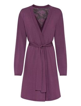 Bruno Banani Kimono, Kurzform, Single-Jersey, mit schönen Spitzendetails