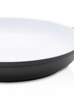 Krüger Bratpfanne Aluguss Pfanne flach OSLO, Aluminiumguss (1-tlg), für Induktions-Kochfelder geeignet