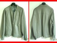 ❗neuw. hellgraue Herren-Blouson-Lederjacke Gr. 56 - Dassel