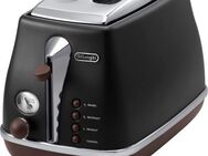 De'Longhi Toaster CTOV 2003.BK, 2 kurze Schlitze, 900 W