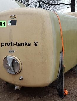 P81 gebrauchter 6.000 L Polyestertank GFK-Tank Speidel-Tank Lagertank Flüssigfuttertank Wassertank Molketank Melassetank Regenwassertank Rapsoeltank - Nordhorn
