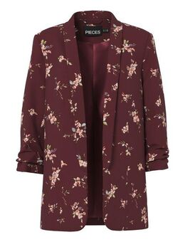 pieces Blusenblazer PCBOSELLA 3/4 PRINTED BLAZER NOOS mit 3/4 Ärmel