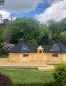 Glamping Ferienhaus Doppelkota KOTA 9.2 + 9.2m² in 33397