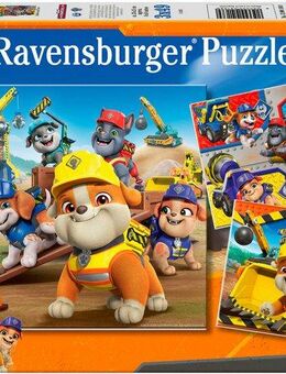 Ravensburger Puzzle Paw Patrol, Arbeitsfahrzeuge, 147 Puzzleteile, Made in Europe