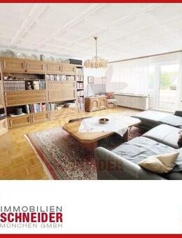IMMOBILIEN SCHNEIDER - Moosach - attraktive 3 Zimmer Wohnung mit EBK, Parkett und 2 Dachterrassen - München