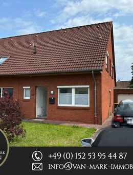 Komplett renoviertes Reihenendhaus in Barßel mit 4 Zimmer, Küche mit Einbnauküche, Garage und Garten - Barßel