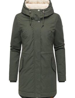 Ragwear Kurzmantel Cannas YOUMODO Kurzer Damen Mantel mit verstellbarer Kapuze