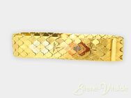 Breites 750er Gold Milanese Armband gebrauchter Schmuck (1202) - Leverkusen