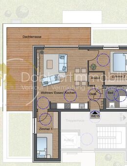Dreizimmerwohnung, barrierefrei-Personenaufzug- Dachterrasse. NEU Förderung QNG- bis €150.000 - Gaildorf