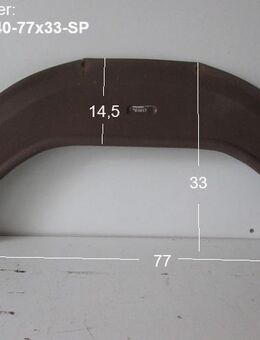 Frankia Wohnwagen Radlauf ca 77 x 33, gebraucht - Radlaufblende / Radlaufverkleidung - Sonderpeis - zB 540 - Schotten Zentrum