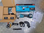 Makita DGA511 + 2 x Akkus 1850B LED + Schnellladegerät DC18RC + Klick Vollschutzhaube - neu unbenutzt - - Erfurt