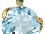 JOBO Kettenanhänger Anhänger mit Blautopas, 585 Gold