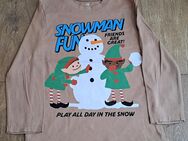 "wie neu" Winter/Weihnachtslangarmshirt für Kinder Gr.98/104 von H&M - Königswinter