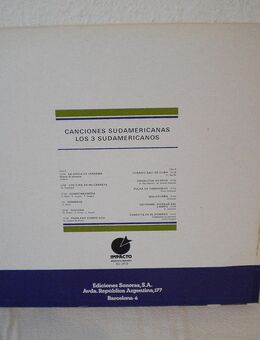 Los 3 Sudamericanas-Canciones Sudamericanas-Vinyl-LP,1977 - Linnich