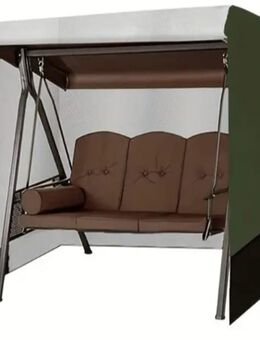 Hollywoodschaukel Schutzhülle für 3-Sitzer Gartenschaukel Abdeckplane - Brüel