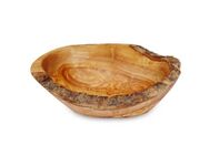 Olivenholz-erleben Seifenschale Seifenschale oval rustikal GROß mit Rille, aus Olivenholz, 1-St., antibakterielle Wirkung, resistent gegenüber Feuchtigkeit