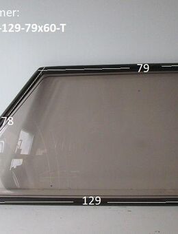 Wohnwagenfenster Langlotz DR D907 ca 129/89 x 60 trapezförmig, gebraucht, Fendt / Tabbert - Schotten Zentrum