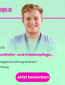 Gesundheits- und Krankenpfleger *in (m/w/d) Psychiatrie - Allgemeinpsychiatrie - Hamburg