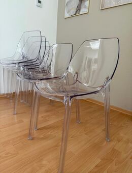 Esszimmerstühle transparent 6x - Berlin Spandau