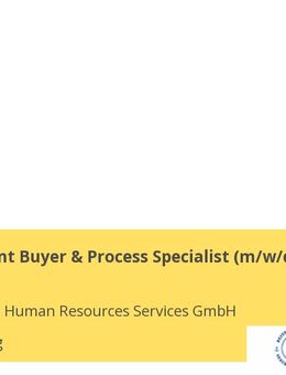 Procurement Buyer & Process Specialist (w/m/d) - Hamburg