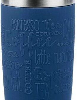 Emsa Thermobecher Travel Mug Classic, mit 360°-Trinköffnung, Edelstahl, Kunststoff, Silikon, 4h heiß, 8h kalt - 360 ml / 6h heiß, 12h kalt - 500 ml, 100% dicht
