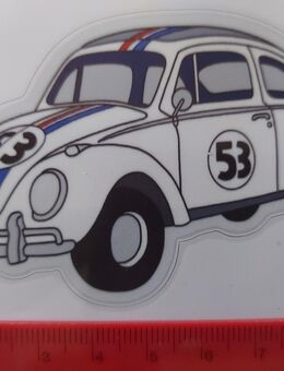 VW Käfer Herby #53 Oldtimer Aufkleber / Sticker transparent - Zwickau