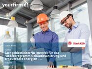 Sachgebietsleiter*in (m/w/d) für das Förderprogramm Gebäudesanierung und erneuerbare Energien – klimafreundliches Wohnen - Köln