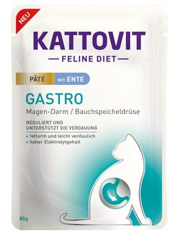 Sparpaket Kattovit Gastro Paté 30 x 85 g - mit Ente
