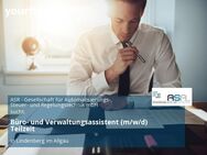 Büro- und Verwaltungsassistent (m/w/d) Teilzeit - Lindenberg (Allgäu)