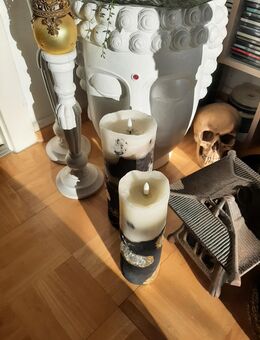 Betonkerzen (LED) mit Zeitschaltuhr - Bad Segeberg