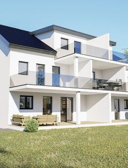 EG-Wohnung mit großen Garten: KfW40 QNG - energieeffizient wohnen - 10% Abschreibung p.a. - Hettenshausen