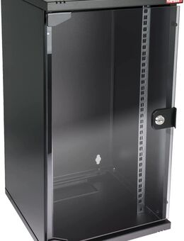 HMF Netzwerkschrank Serverschrank 10 Zoll 12 HE schwarz #63412-02 - Birkenfeld (Baden-Württemberg)